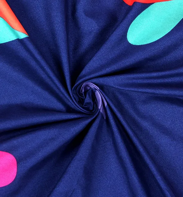180TC_180TC_Microfiber_Supersoft_Cotton_Flat_Bedsheet_Set_of_1_Single_Flat_Bedsheet_with_1_Pillow_Cover,_60x90_Inches,_Blue_Heart